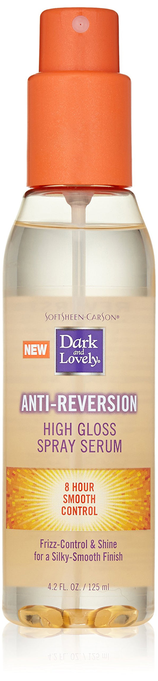 Dark and Lovely Au Natural Anti-Reversion High Gloss Spray Serum, 4.2 Fluid Ounce