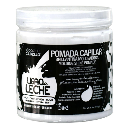 BOE Ligao De Leche Pomada Capilar Brillantina 8.5oz