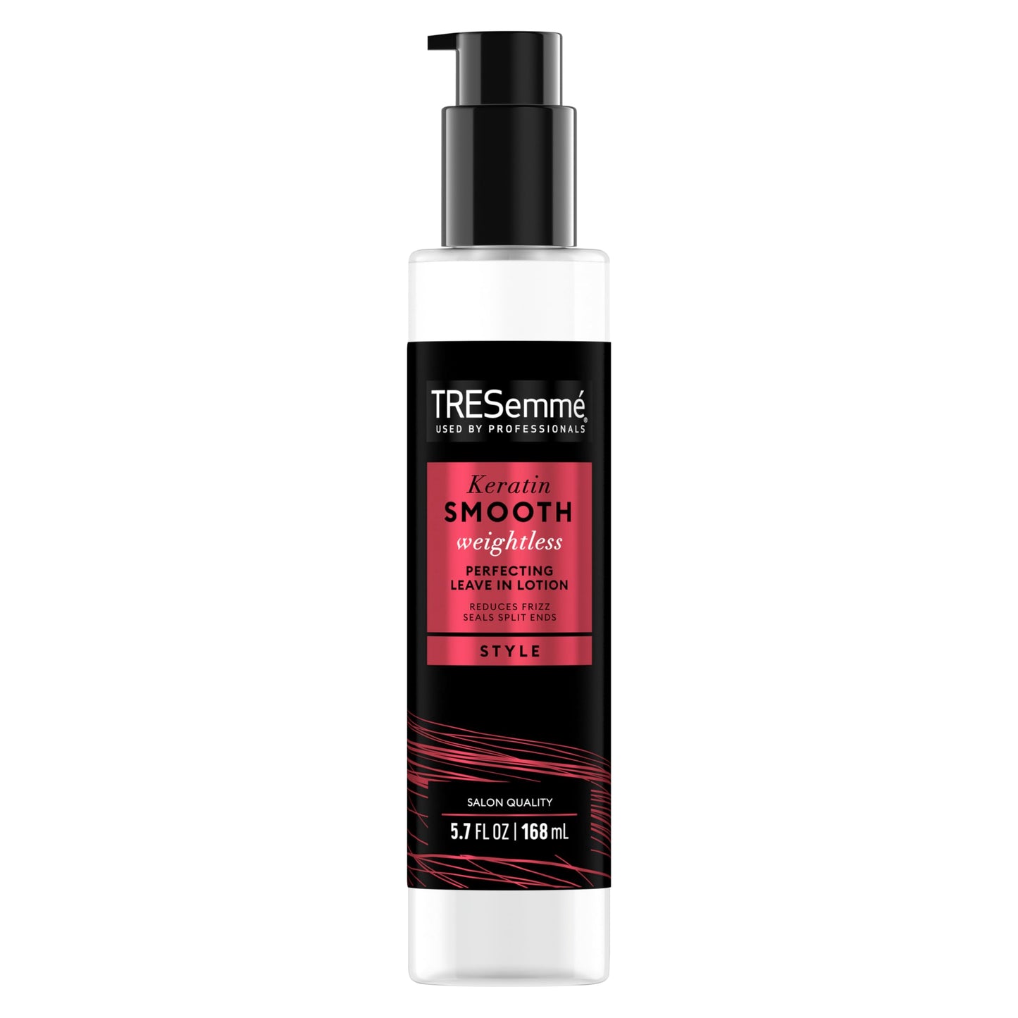 TRESEMME Perfecting Leave-In Lotion Keratin Smooth for Reducing Frizz & Sealing Split Ends, Weightless, 5.7 oz