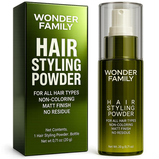 Hair Styling Powder Lightweight Volume Booster & Texturizing Dust for Fine, Thin & Flat Hair Matte Finish, Non-Greasy Hold Fluffy Texture Enhancer for Men & Women 0.70 Oz Hair Grip Dust