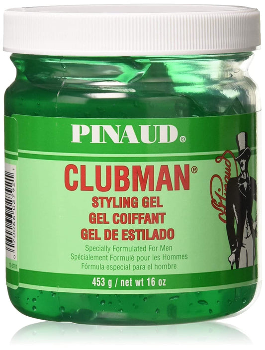 CLUBMAN Style Gel Men'S 16oz Jar (6 Pack)