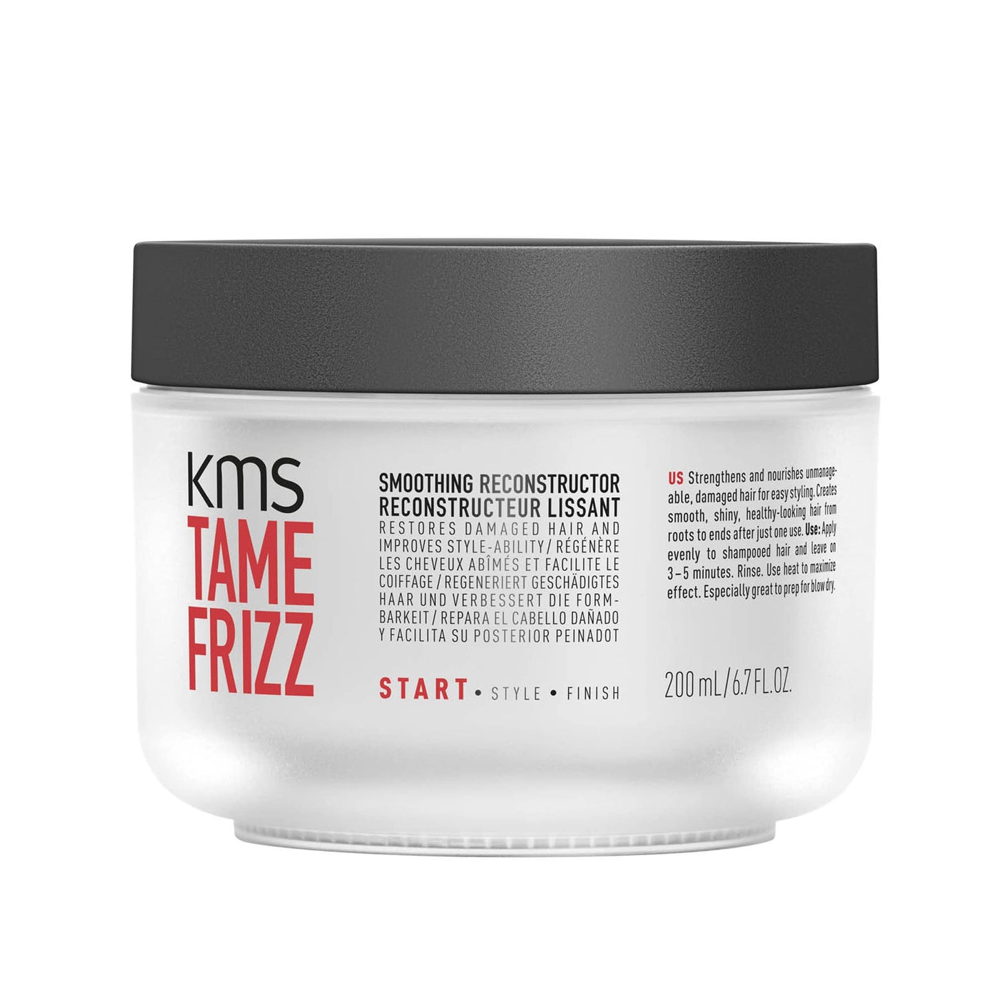 KMS TAMEFRIZZ Smoothing & Moisturizing Leave-In Reconstructor, 6.7 oz