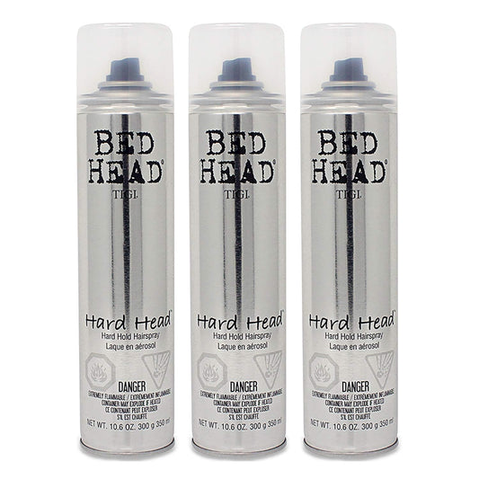 TIGI Bed Head Hard Head Spray, 11.7 Ounce (Pack of 3)