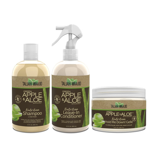 Taliah Waajid Green Apple & Aloe Wavy Curls Gelle Regimen (T112) (U008) (T044)
