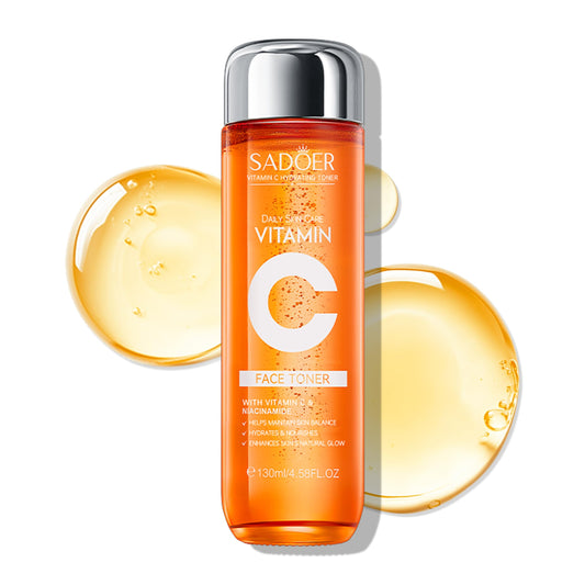 5X Vitamin C Toner Facial Care Toner, Hyaluronic Acid Hydrating Facial Treatment for Even Skin Korean Tone, Safe Glowing Skin 130ml,K-Beauty, Gift, Women