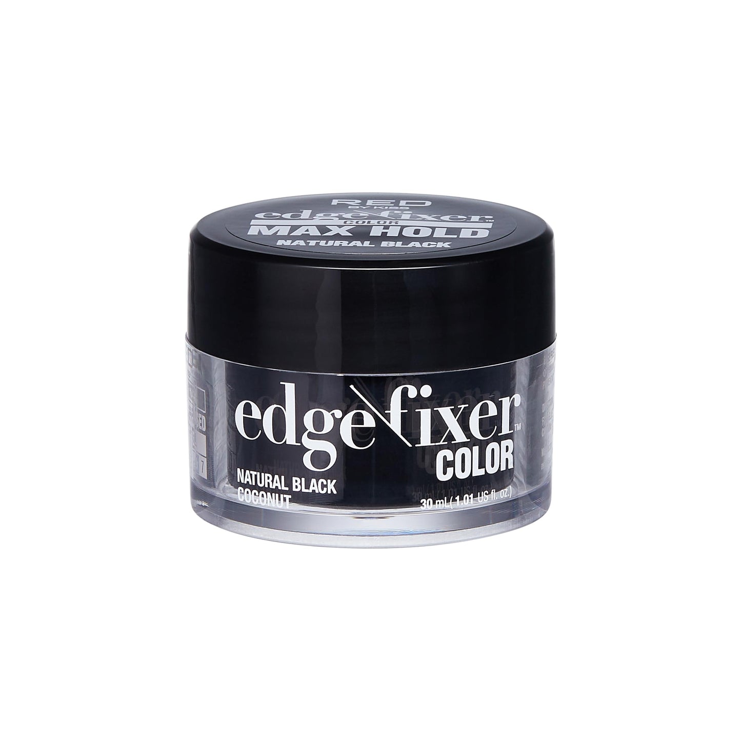 Red by Kiss Edge Fixer Color 24 HR Max Hold & 100% Gray Coverage 30mL (1.01 US fl.oz) Natural Black Perfect for Missing Edges