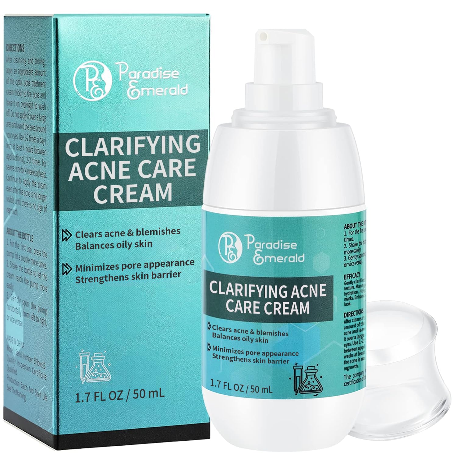Acne Treatment for Face: Salicylic Acid Serum for Acne-Prone Men Women - Pimple Cream for Body Back