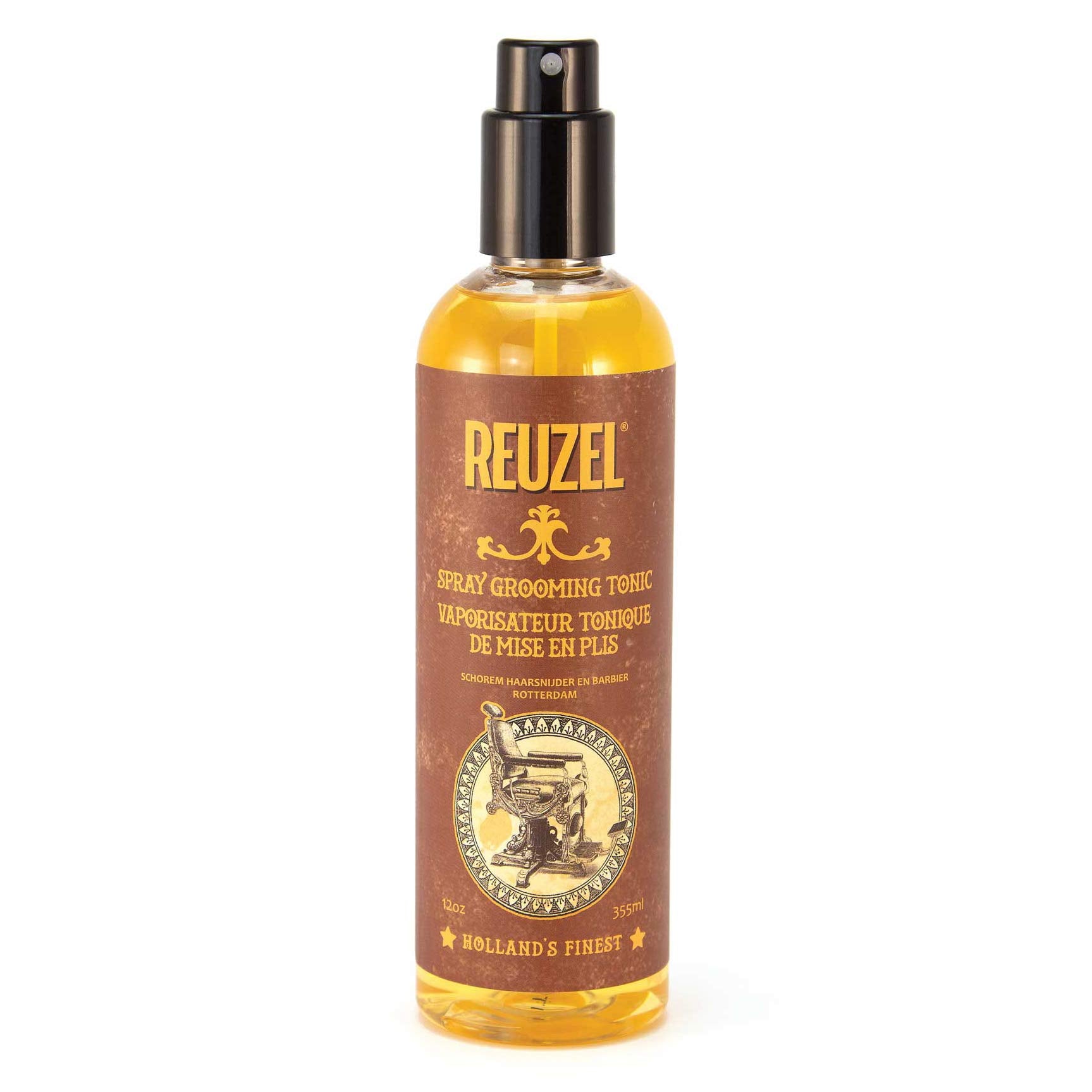 Reuzel Hairspray Grooming Tonic - Subtle Apple, Peppermint Fragrance - Perfect For Blow Drying - Ideal For Volume, Lift And Texture - Low Shine - Protects Hair From All Thermal Styling