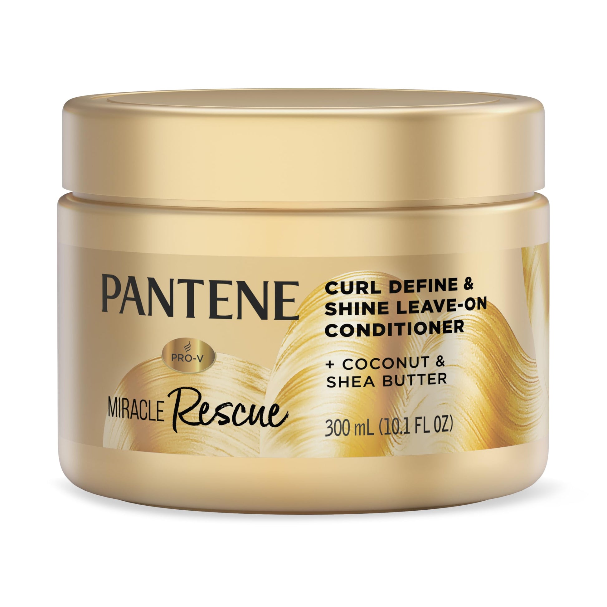 PANTENE Miracle Rescue Curl Define & Shine Leave-On Conditioner, 10.1 FL OZ