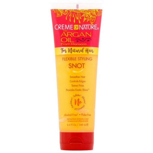 CREAM OF NATURE Argan Oil Flexible Styling Snot Gel, Baltic, 248 ml