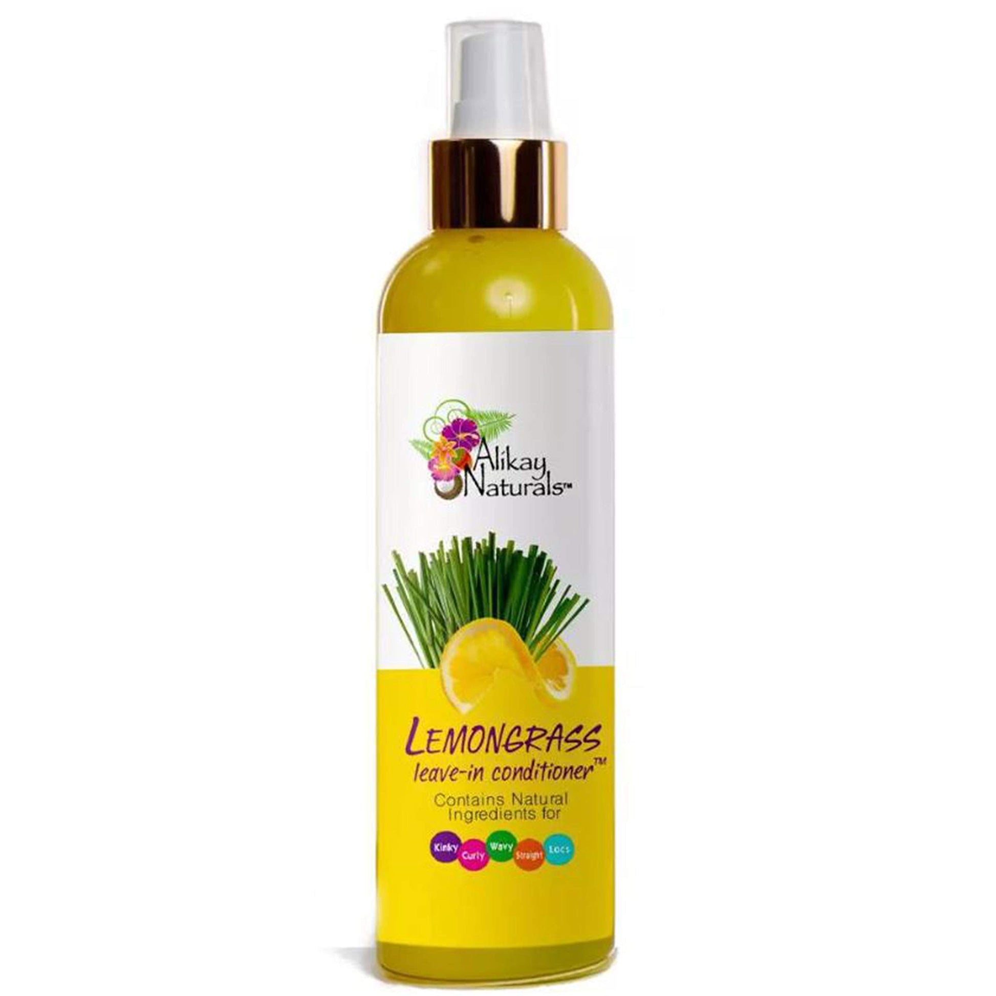 ALIKAY NATURALS Lemongrass Leave In Conditioner, 8 oz