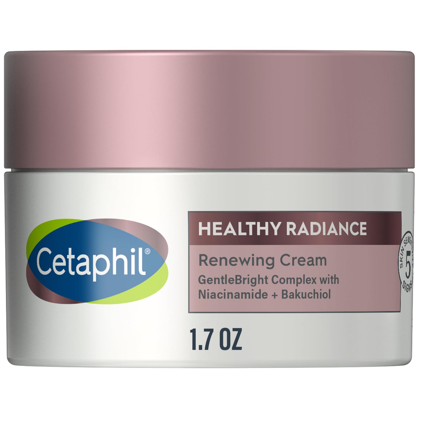 CETAPHIL Face Cream, Healthy Radiance Renewing Cream, Visibly Reduces Look of Dark Spots, Brightening Lotion, Designed for Sensitive Skin, Hypoallergenic, Fragrance Free, 1.7oz