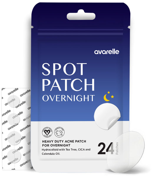 AVARELLE Spot Pimple Patches for Face | ZitOut Good Night Acne Patches | FSA HSA Acne Treatment Hydrocolloid Acne Patches | Hydrocolloid Bandages for Acne with Tea Tree Oil | Acne Spot Treatment