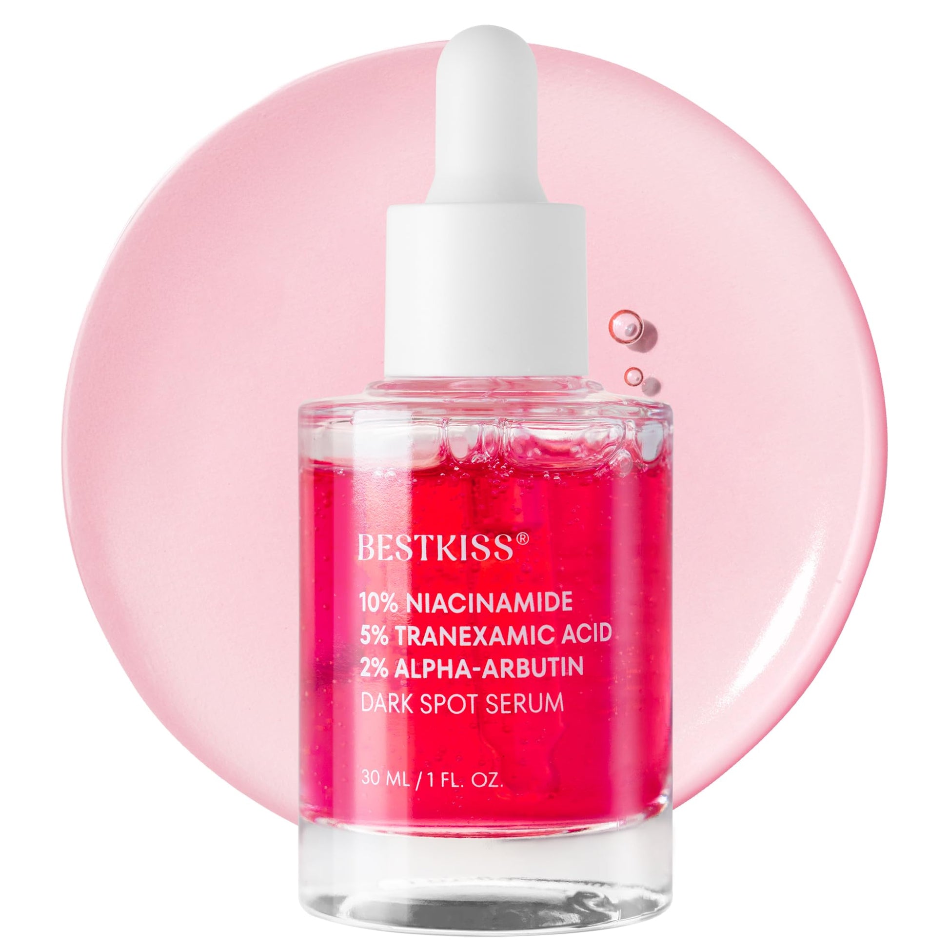 10% Niacinamide + 5% Tranexamic Acid + 2% Alpha-Arbutin Dark Spot Serum with Ceramides Hyaluronic Acid Centella Asiatica - Korean Glass Skin Vegan Paraben Fragrance Cruelty Free 1 FL OZ/30mL