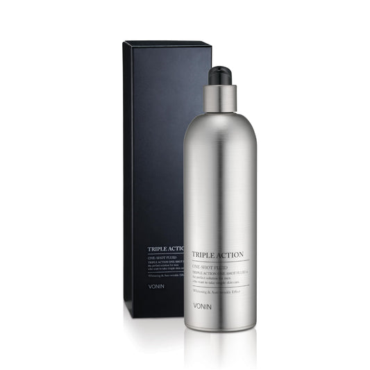 (One-Shot Fluid, 6.1fl oz - Men's Comprehensive Skincare, Travel Essentials. Moisturized, Revitalized Skin by LG Beauty. Aloe Vera, Niacinamide, Natural Extracts.