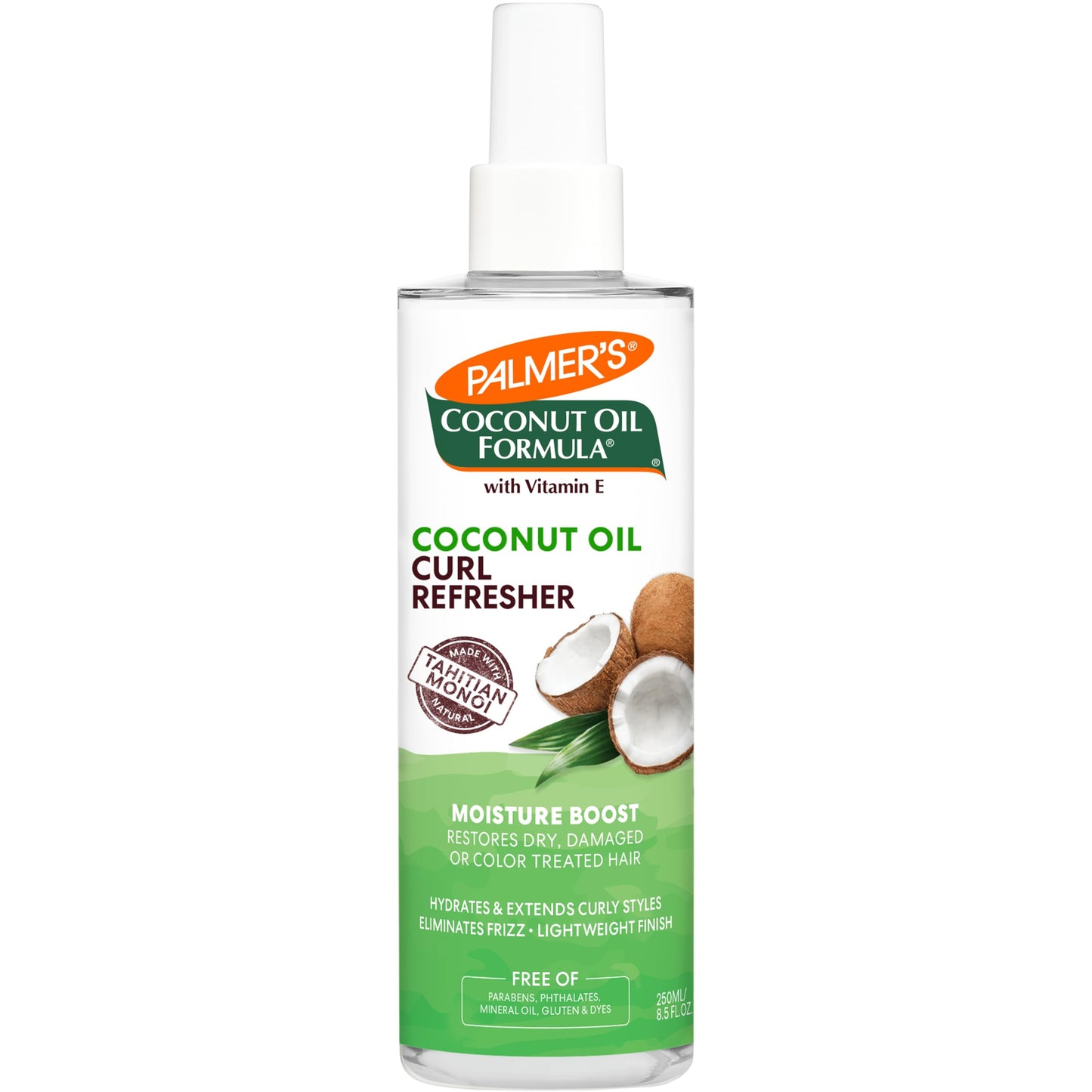 PALMER'S Coconut Oil Formula Moisture Boost Curl Refresher Spray, 8.5 Ounce