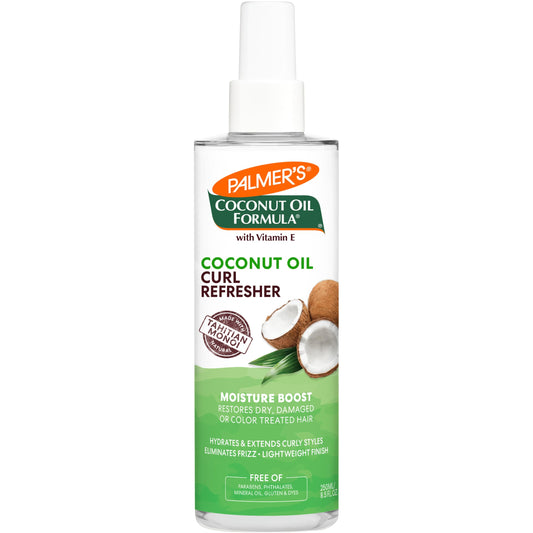 PALMER'S Coconut Oil Formula Moisture Boost Curl Refresher Spray, 8.5 Ounce