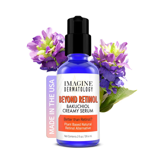 2% BAKUCHIOL Creamy Serum - BEYOND Retinol Large Size 2 fl oz - G3L Delivery System for Anti-Aging & Anti Wrinkle Moisturizer Cream Serum, BAKUCHIOL Retinol ALTERNAtive - BAKUCHIOL Oil, 59.4 ml