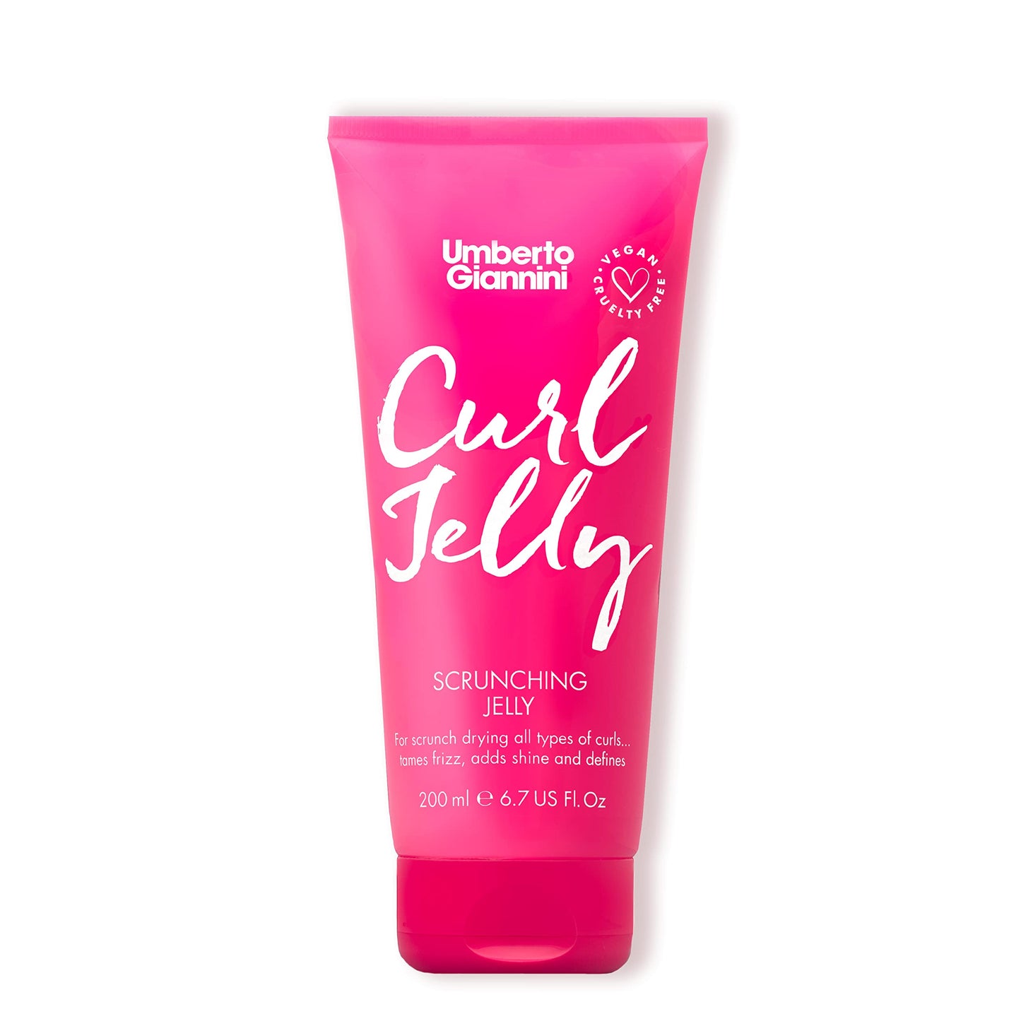 Umberto Giannini Curl Jelly Scrunching Jelly 6.7 fl Oz - Frizz Solution Defining Hair Gel for 2a-4c Curly, Wavy, Coily Hair - Vegan & Cruelty-Free