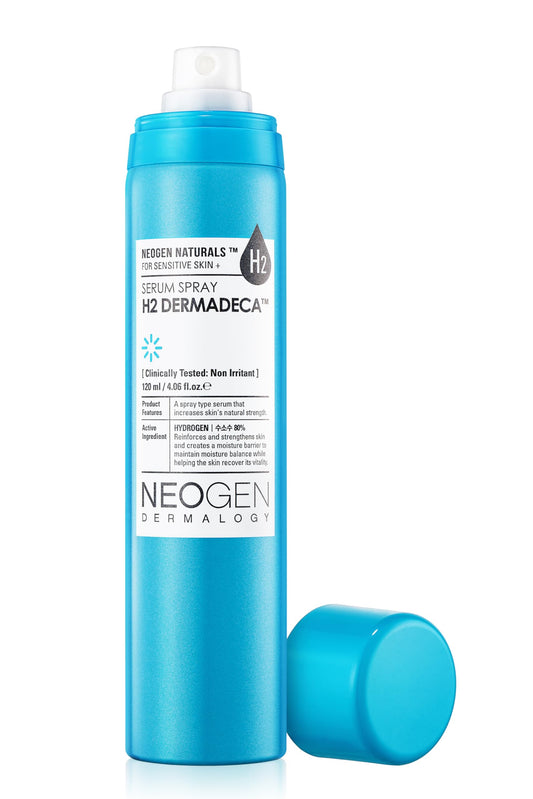 NEOGEN H2 DERMAdeca Serum Facial Spray | 80% Hydrogen-Water Face Mist Hydrating Serum w/Niacinamide Vitamin C & Centella 4.06 fl oz