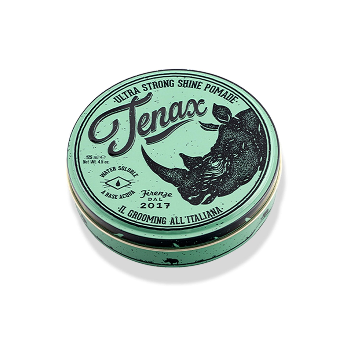 Tenax Water Based Pomade, Ultra Strong Hold with Maximum Shine, 4.5 Ounces