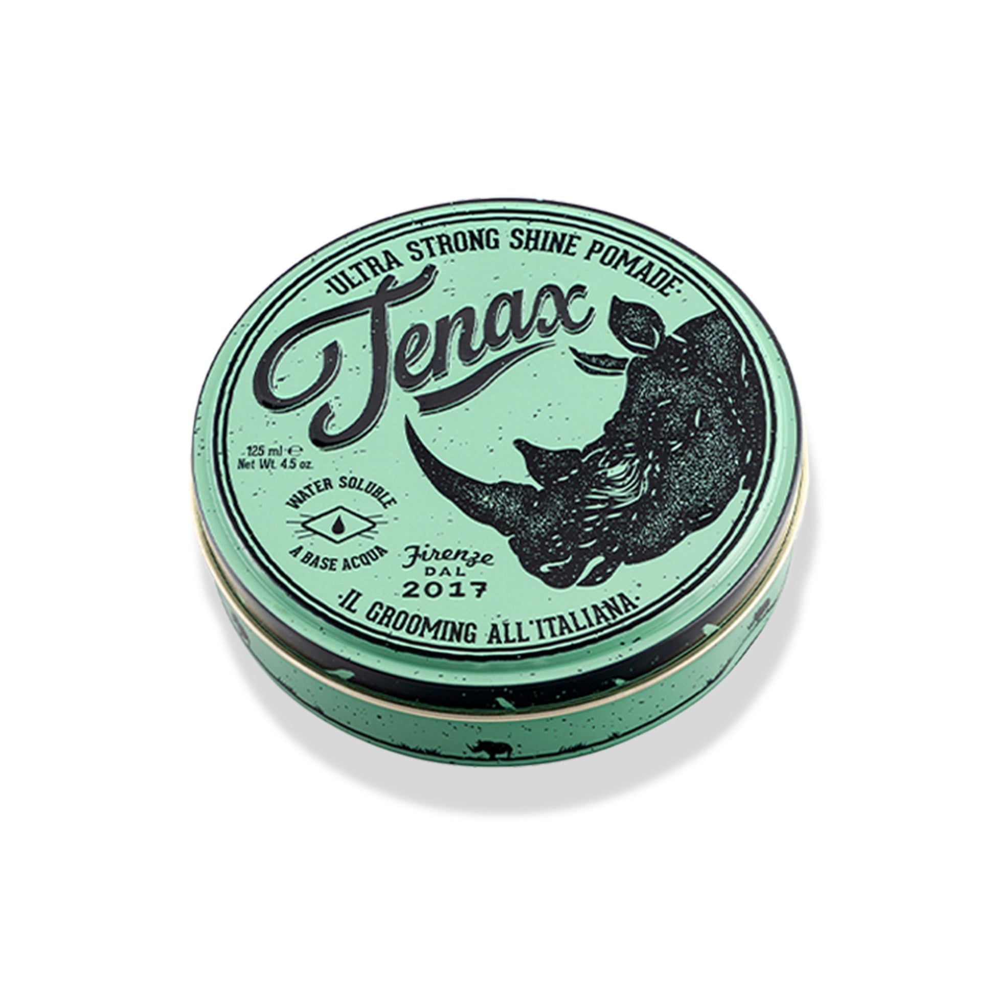 Tenax Water Based Pomade, Ultra Strong Hold with Maximum Shine, 4.5 Ounces