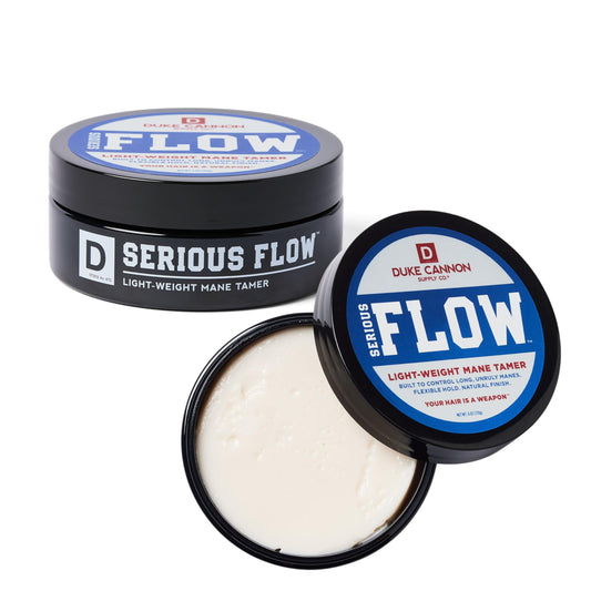 Duke Cannon Men's Serious Flow Hair Styling Putty - The Mane Tamer 6 oz. (Pack of 2)