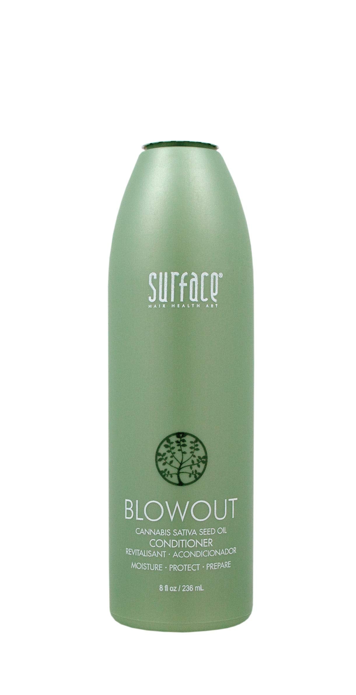 Surface Hair - Blowout Condtioner Organic Ingredients for Women and Men, Heat-Resistant with Babassu Oil for Longer Lasting Blowouts