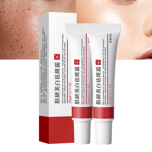 YP 2 PCS Crema Para Manchas Oscuras En La Cara Reducción de Manchas & Unificación de Tono - Tratamiento con Vitamina C y Extracto de Regaliz - 20g/0.71 Fl Oz