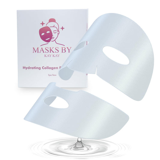 5 Pack Bio-Collagen Face Masks, Collagen Face Mask, Korean Skin Care, Face Mask, Face Masks Skin Care, Face Masks, Korean Skin Care Set, Collagen Mask, Facial Mask, Overnight Face Mask