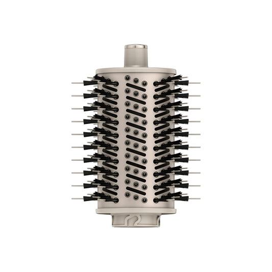 Shark FlexStyle Round Hot Air Brush Attachment for Blow Dryers, Hair Styling Tool for Straight, Wavy, Curly, and Coily Hair, Stone
