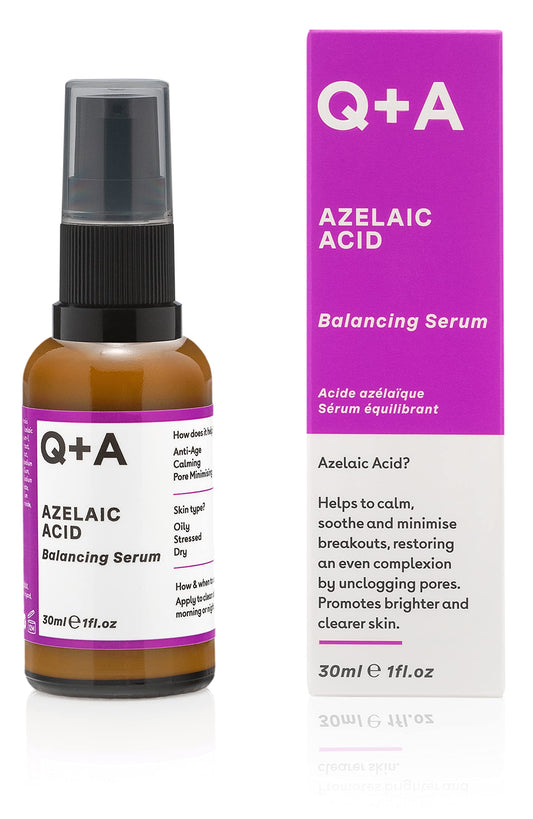 Azelaic Acid Balancing Serum, Containing Pore Minimising Zinc PCA and Antioxidants for Fresher and Smoother Skin, 30ml
