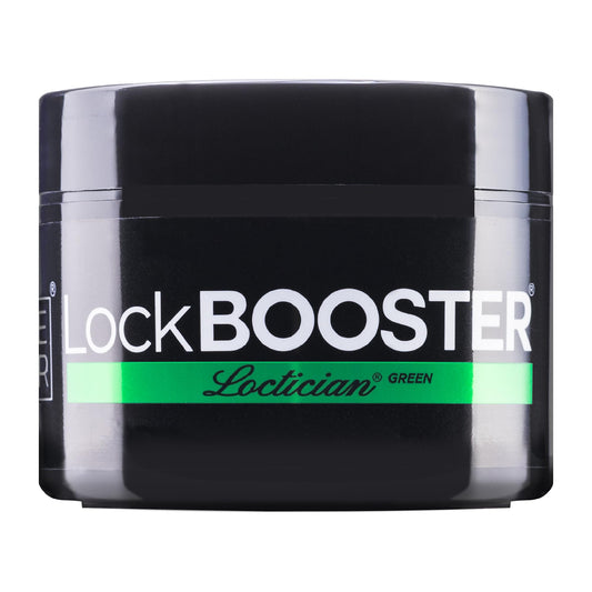 Style Factor Lock BOOSTER Loctician Green 5 oz - Premium Pomade with Buriti & Avocado Oils Max Hold, Unscented, Clean, Expert Styling Gel for Locs, Twists, Braids for All Hair Types