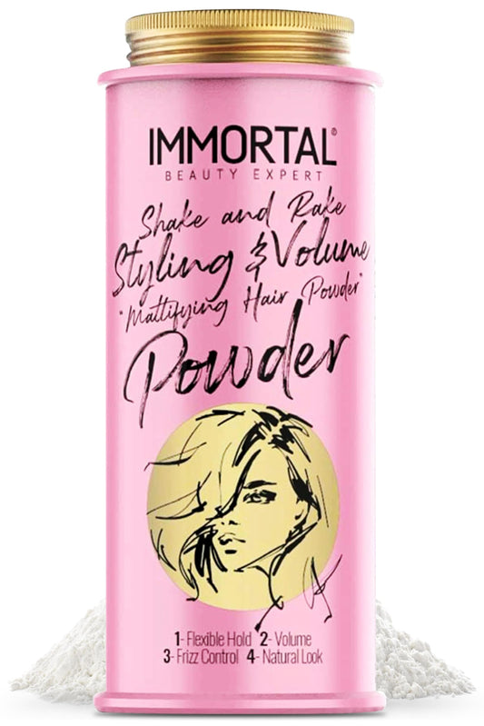 Immortal NYC Hair Styling Powder, Hair Care, Adds Volume and Natural Matte Finish with Flexible Hold for Easy Styling