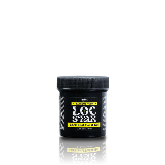 Loc Star Lock & Twist Gel | Extreme Hold | Smooths & Tames Frizz | No Heavy Residue | Long-Lasting | Paraben-free | 3.4 fl oz