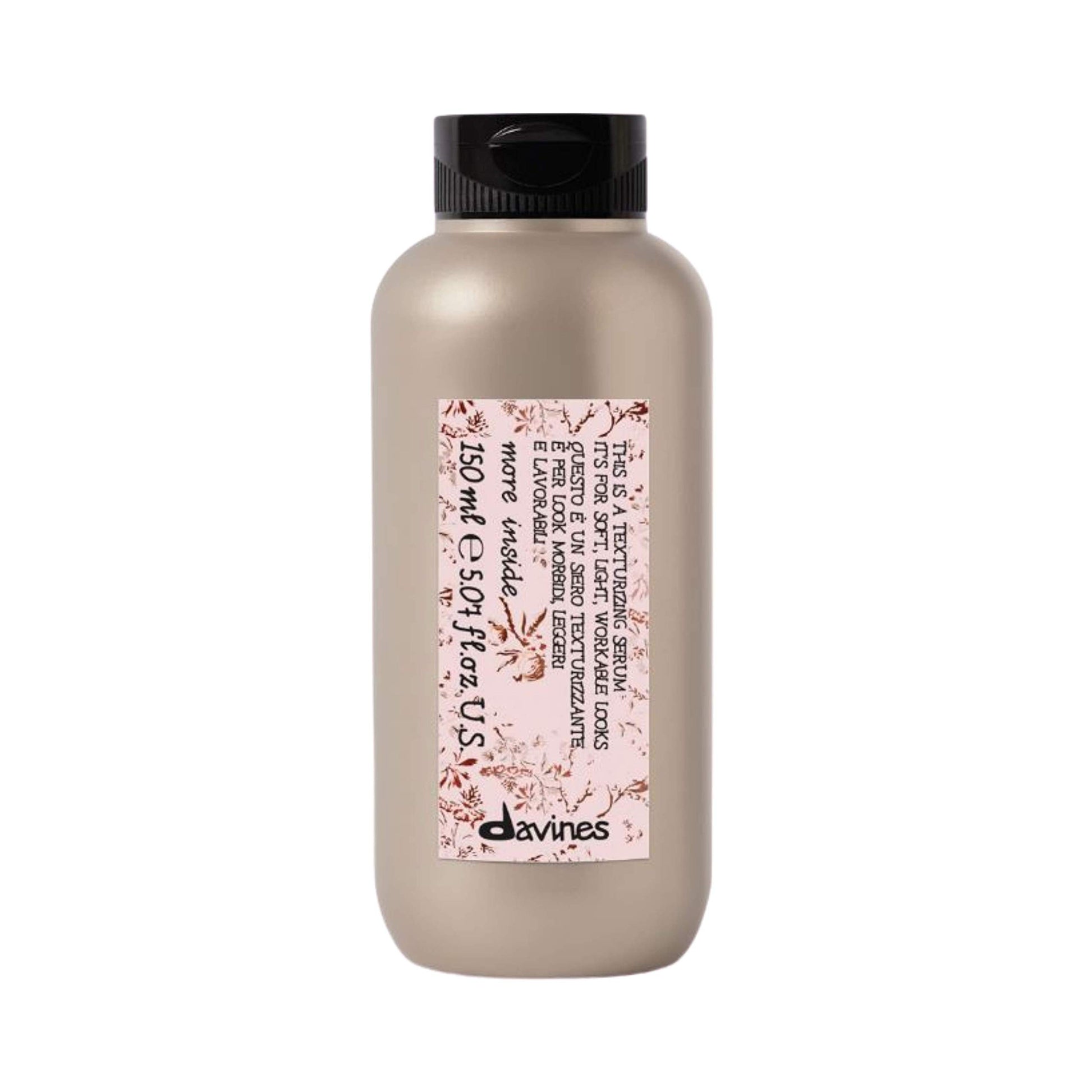DAVINES This is a Texturizing Serum, Workable Formula For Creating Body And Structure, Shaping Blow Dry Styling, Paraben-Free, 5.07 Fl. Oz.