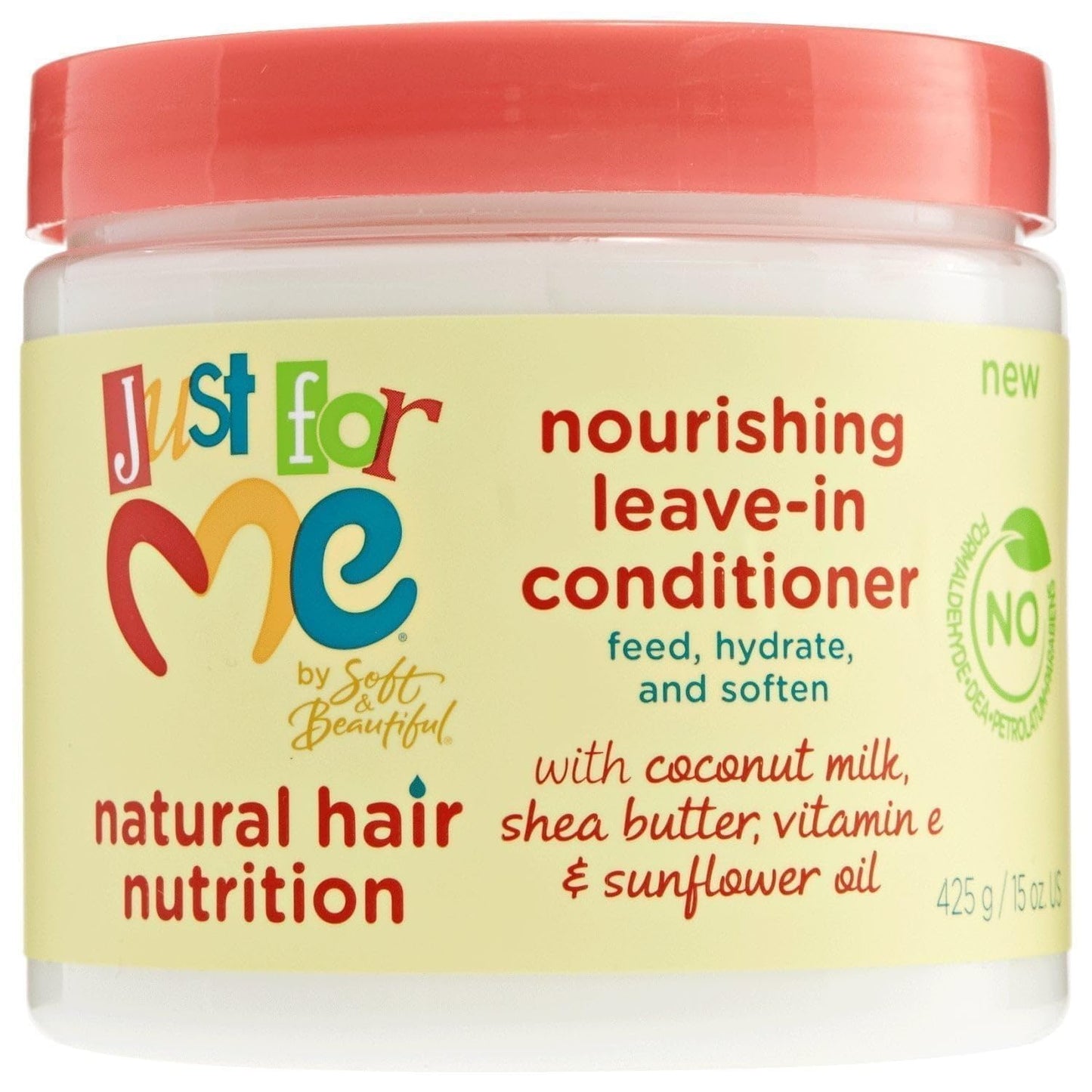 Just For Me Hair Nutrition Nourishng Leave In Conditioner, 15 Oz (Pack of 1)