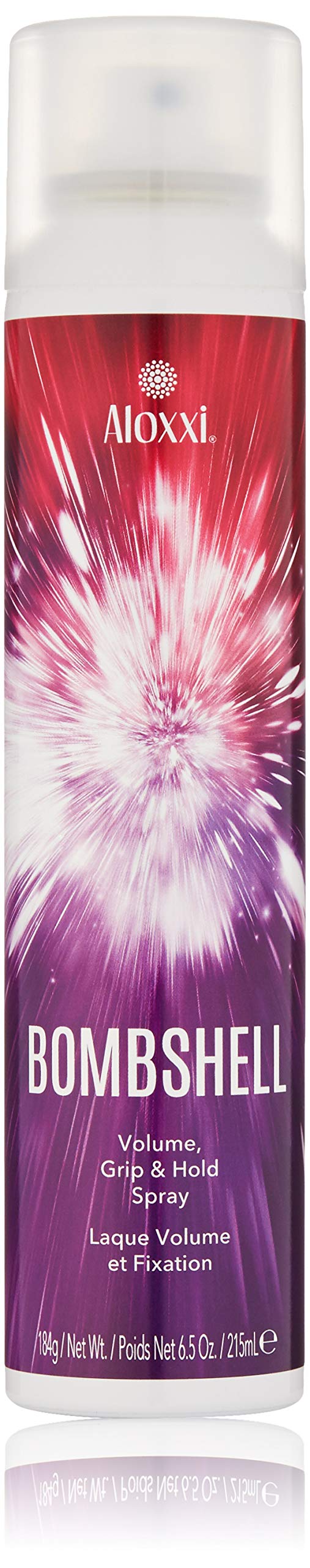 ALOXXI Bombshell Styling Hair Spray - Provides Volume, Texture & Medium Hold Texturizing Spray, Hairspray & Dry Shampoo in One - Heat Protectant Spray For Styling Tools, 6.5 Oz