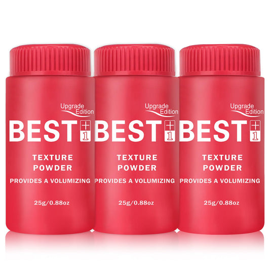 DAMUSI Hair Mattifying Volumizing Texturizing Powder for Men Women Fluffy Hair Texture Volume Styling Powder Matte Finish Oil Control Natural Look Easy to Apply(3PCS)