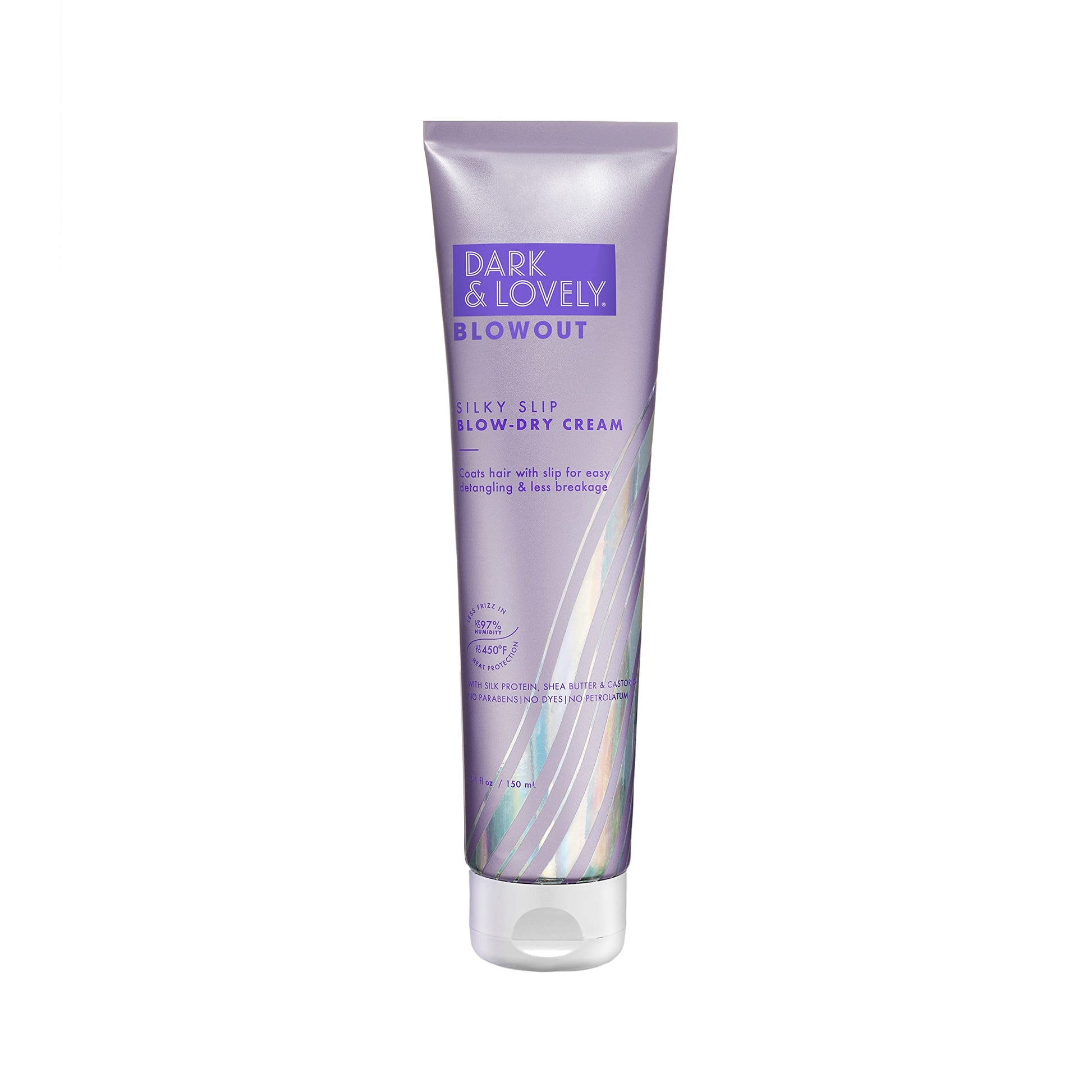 SoftSheen-Carson Interbeauty Dark&Lovely¨ Heat Protectant&Hair Detangler Moisturizing Blowout Silky Slip Blow Dry Cream with Silk Protein,Shea Butter&Castor Oil for All Curl Types Blow Dry Cream 5oz