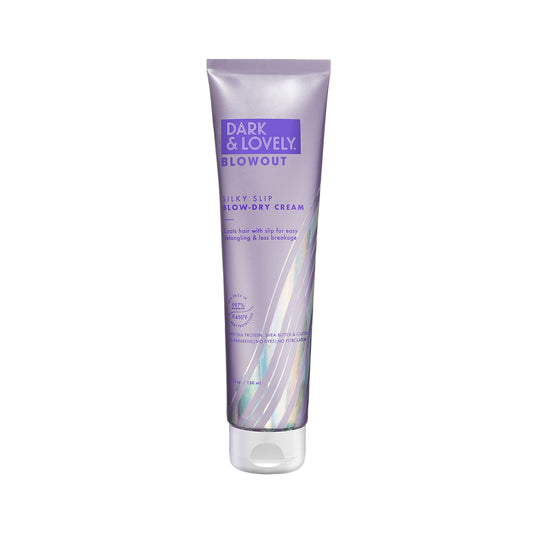 SoftSheen-Carson Interbeauty Dark&Lovely¨ Heat Protectant&Hair Detangler Moisturizing Blowout Silky Slip Blow Dry Cream with Silk Protein,Shea Butter&Castor Oil for All Curl Types Blow Dry Cream 5oz