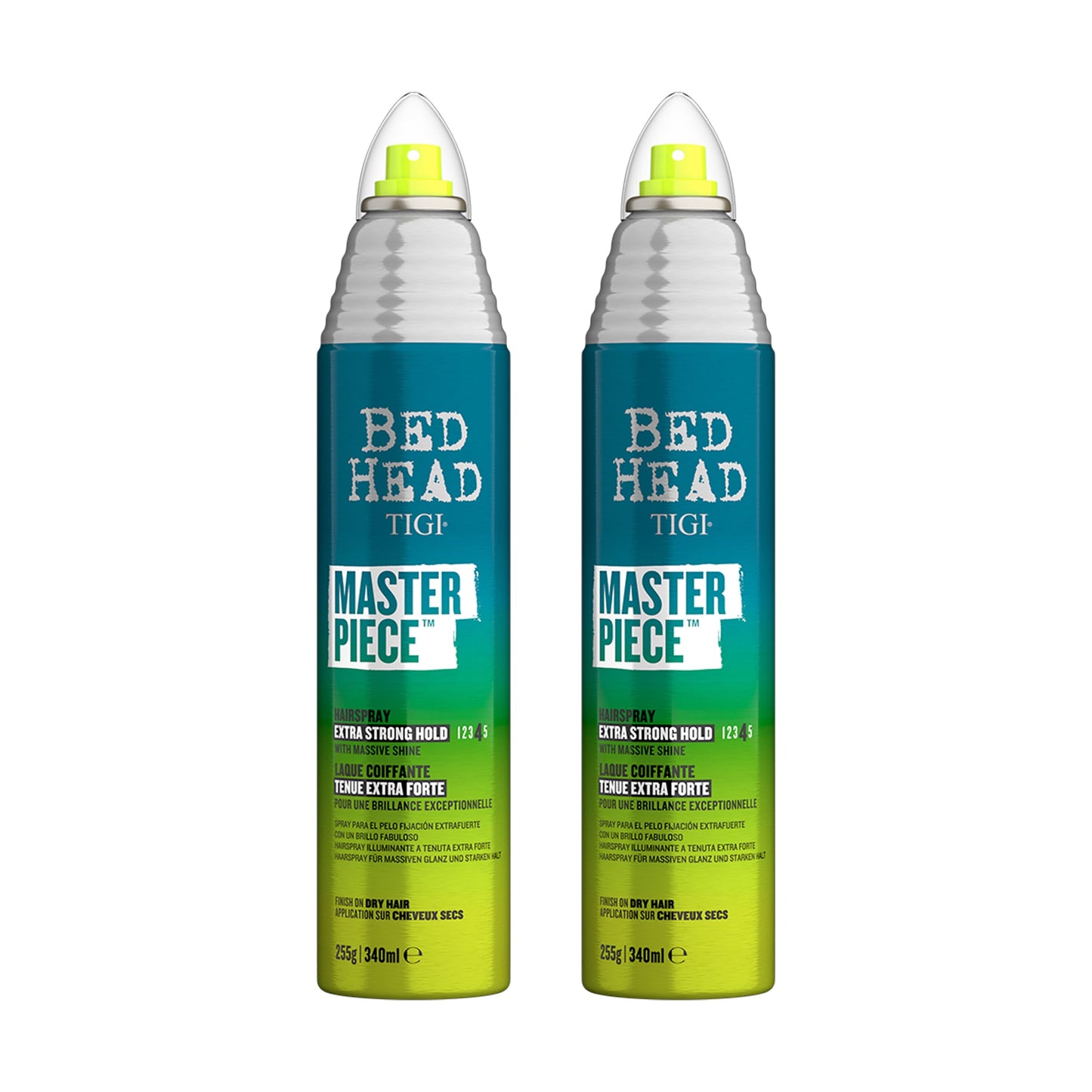 Tigi Bed Head Masterpiece Massive Shine Hairspray, 9.5 Ounce, Pack of 2