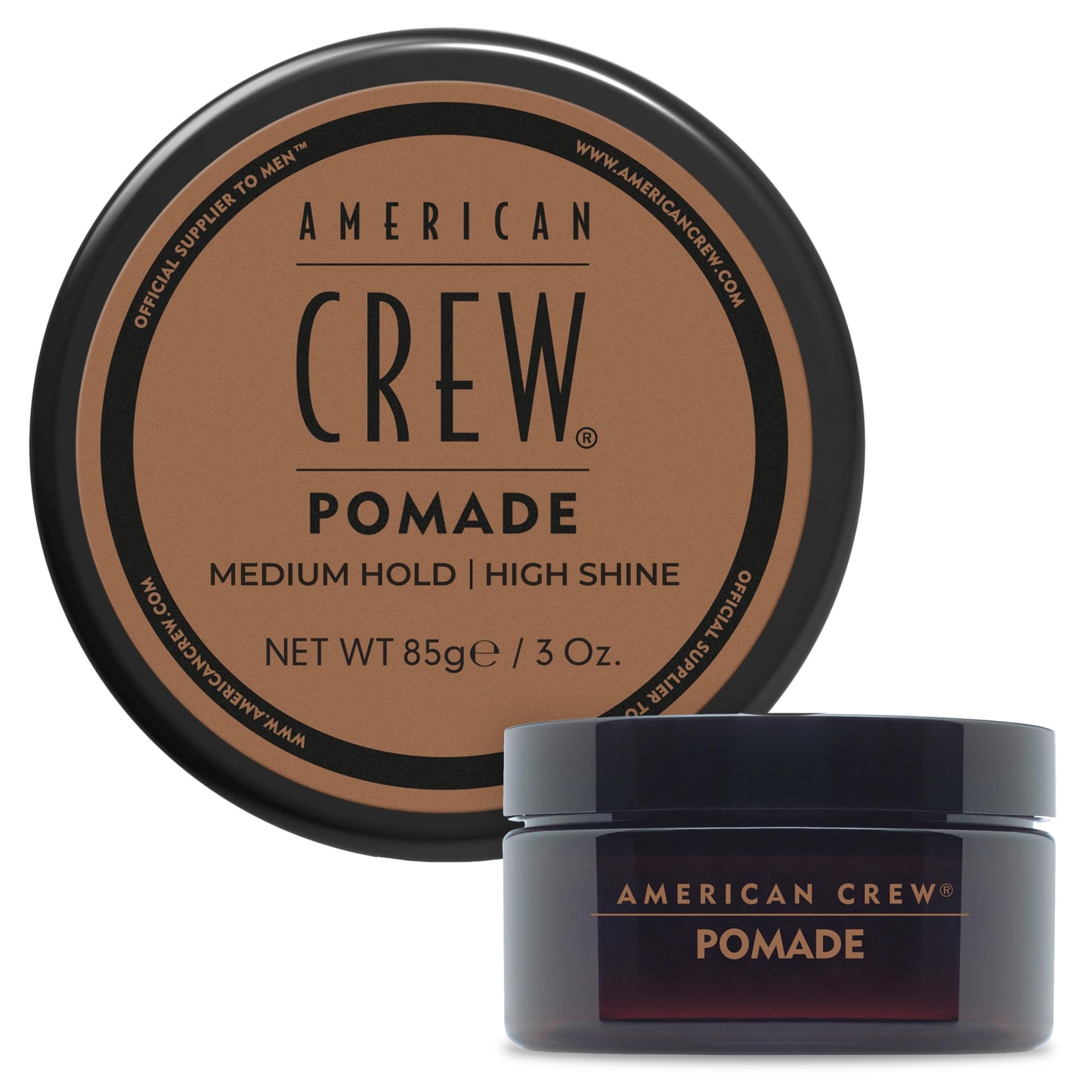 AMERICAN CREW POMADE FOR HOLD AND SHINE 3 OZ for Men