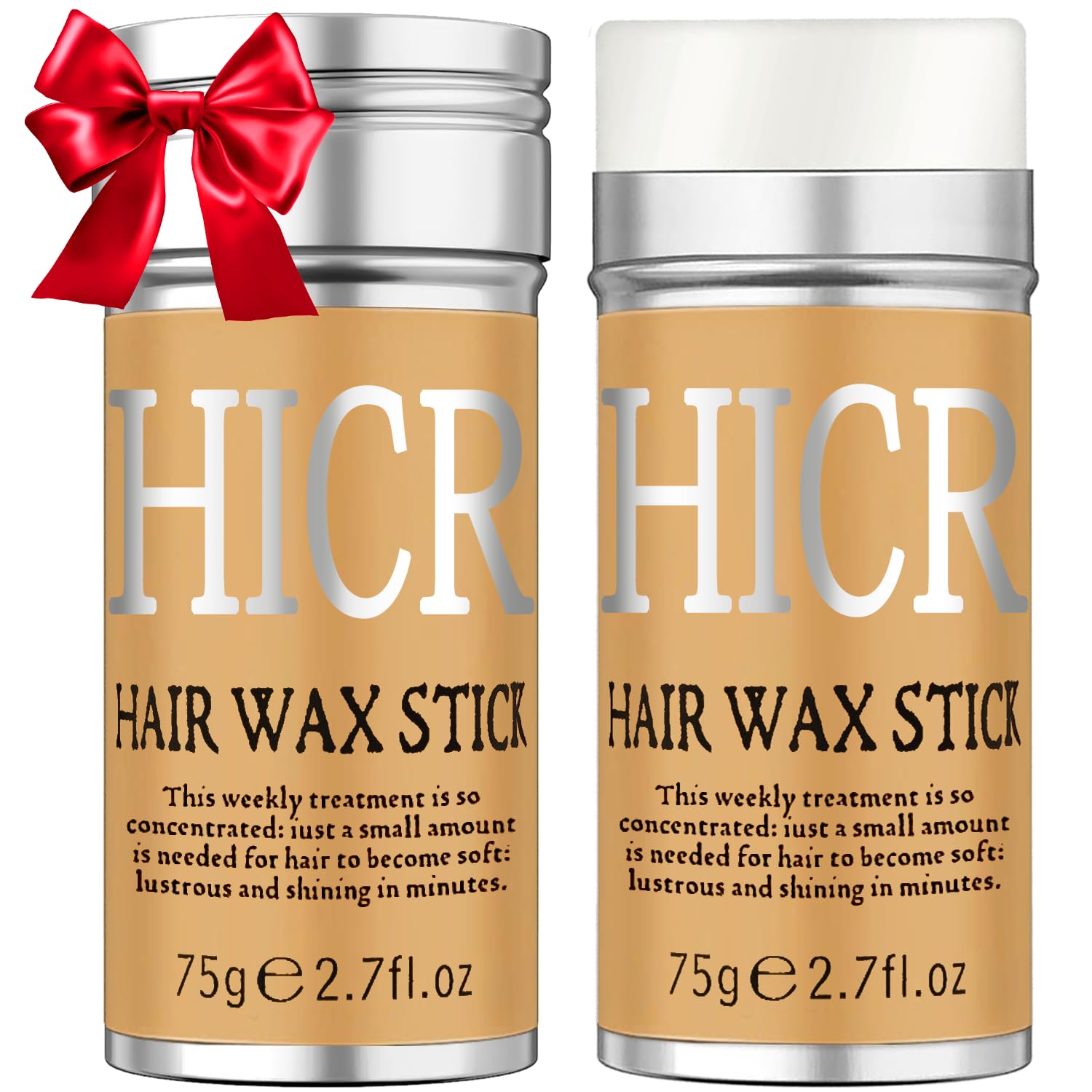 Hair Wax Stick, 2.7 Oz Slick Stick for Women & Kids, Hair-Styling Accessories Wax Stick for Hair Flyaway Smoothing & Taming Frizz, Hair Care Slick Back Stick Styling Product, Bun Maker