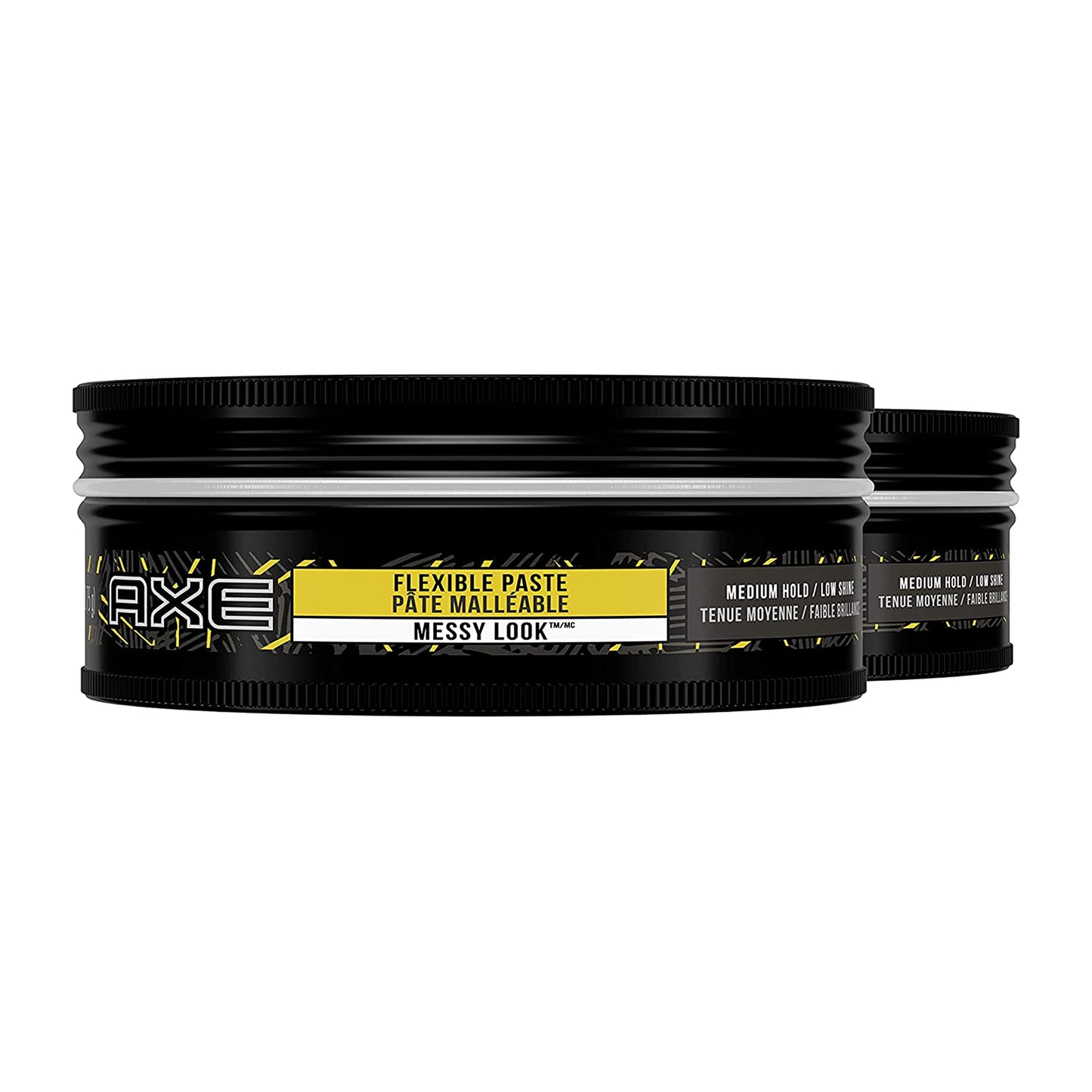 AXE Styling Flexible Hair Paste Urban Messy Look 2 Count for An Instant Texture Boost Hair Styling Made Easy 2.64 oz