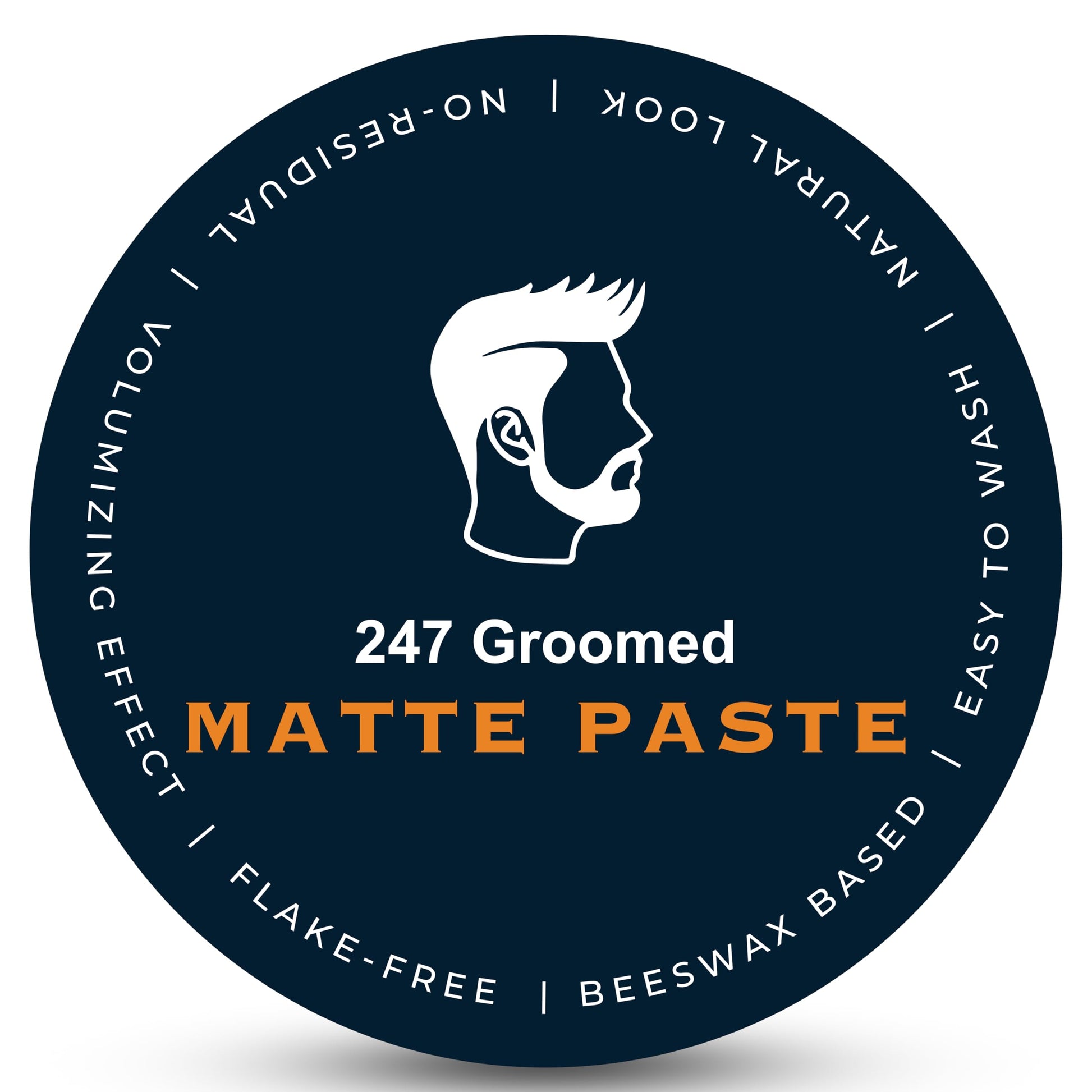 Matte Pomade For Men | All-Day Medium Hold, Low Shine Finish For All Hair Types | Thickening Paste Adds Volume & Texture | Beeswax Based