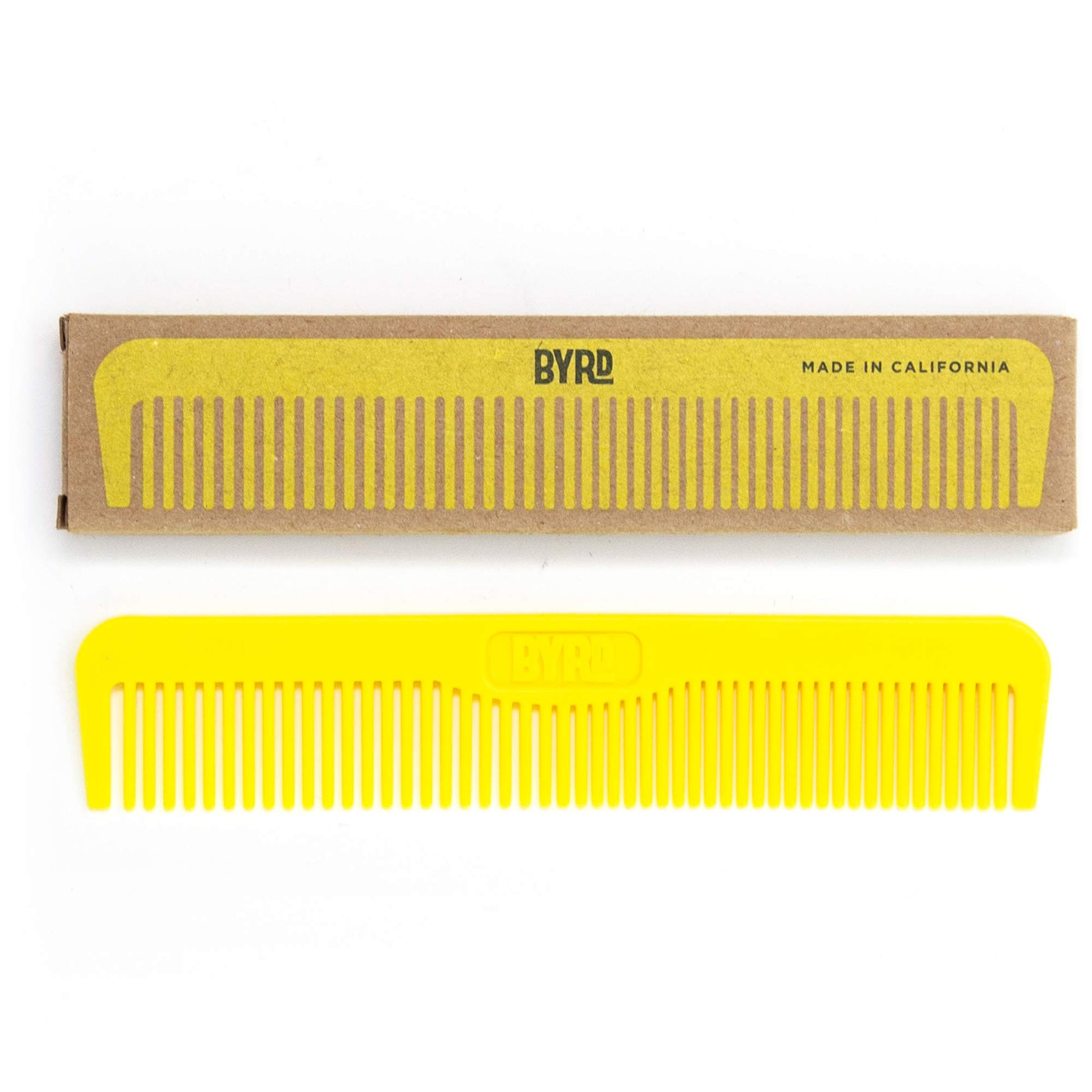 BYRD Pocket Comb Durable and Flexible Hair Comb for Hair Styling, Made from Surf Fins