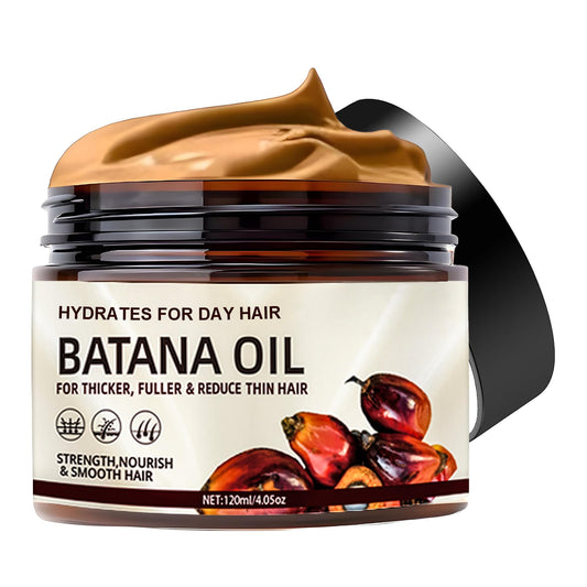 Batana Oil for Hair Growth, Natural Pure Dr Sebi Batana Hair Oil from Honduras, Anti Hair Loss, Prevent Hair Eliminates Split Ends for Men & Women, 4.05 FL oz