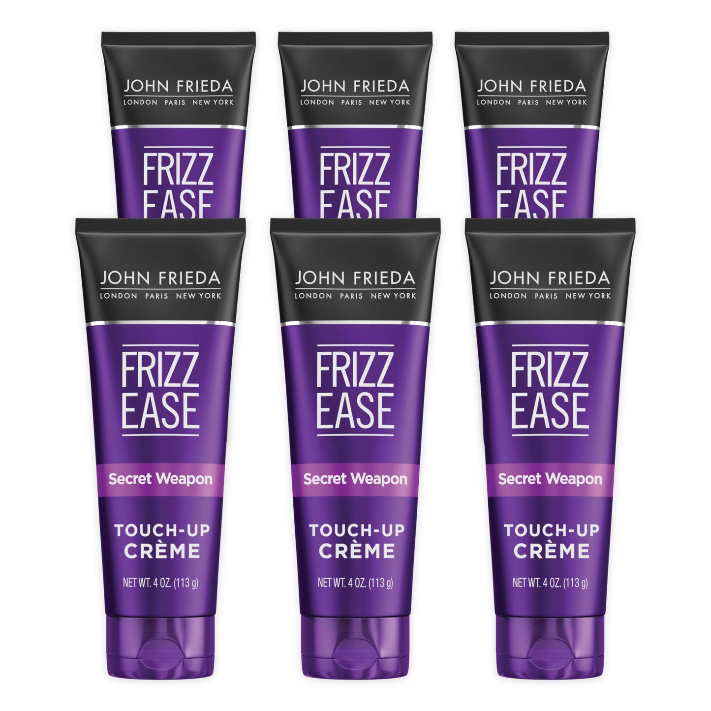 JOHN FRIEDA Frizz Ease Secret Weapon Touch-Up Cr�me, 4 Ounces (Pack of 6)