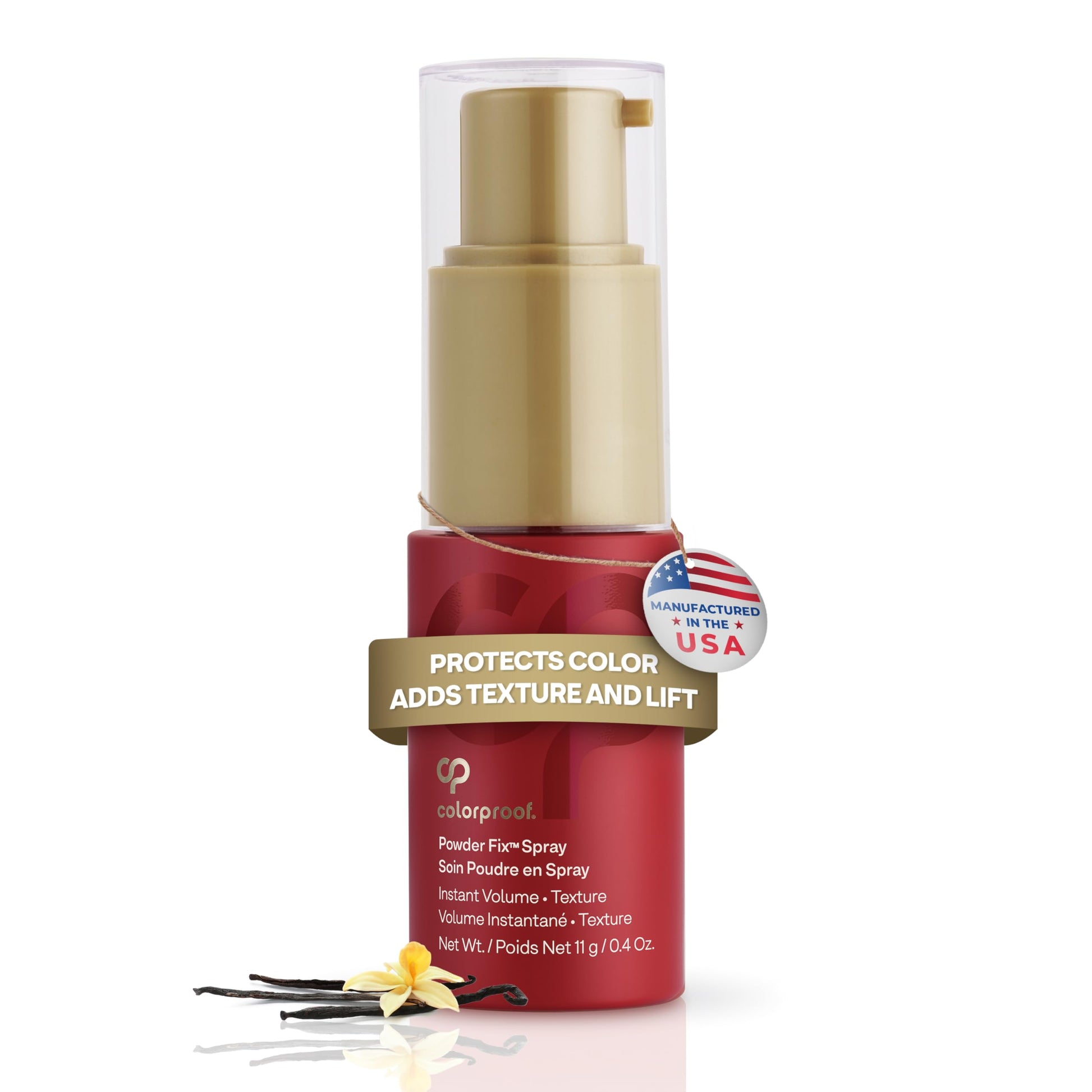 Colorproof Volume Hair Powder Spray 0.4 Fl. Oz. Talc Free Powder Texture Spray, Madagascar Vanilla Scent